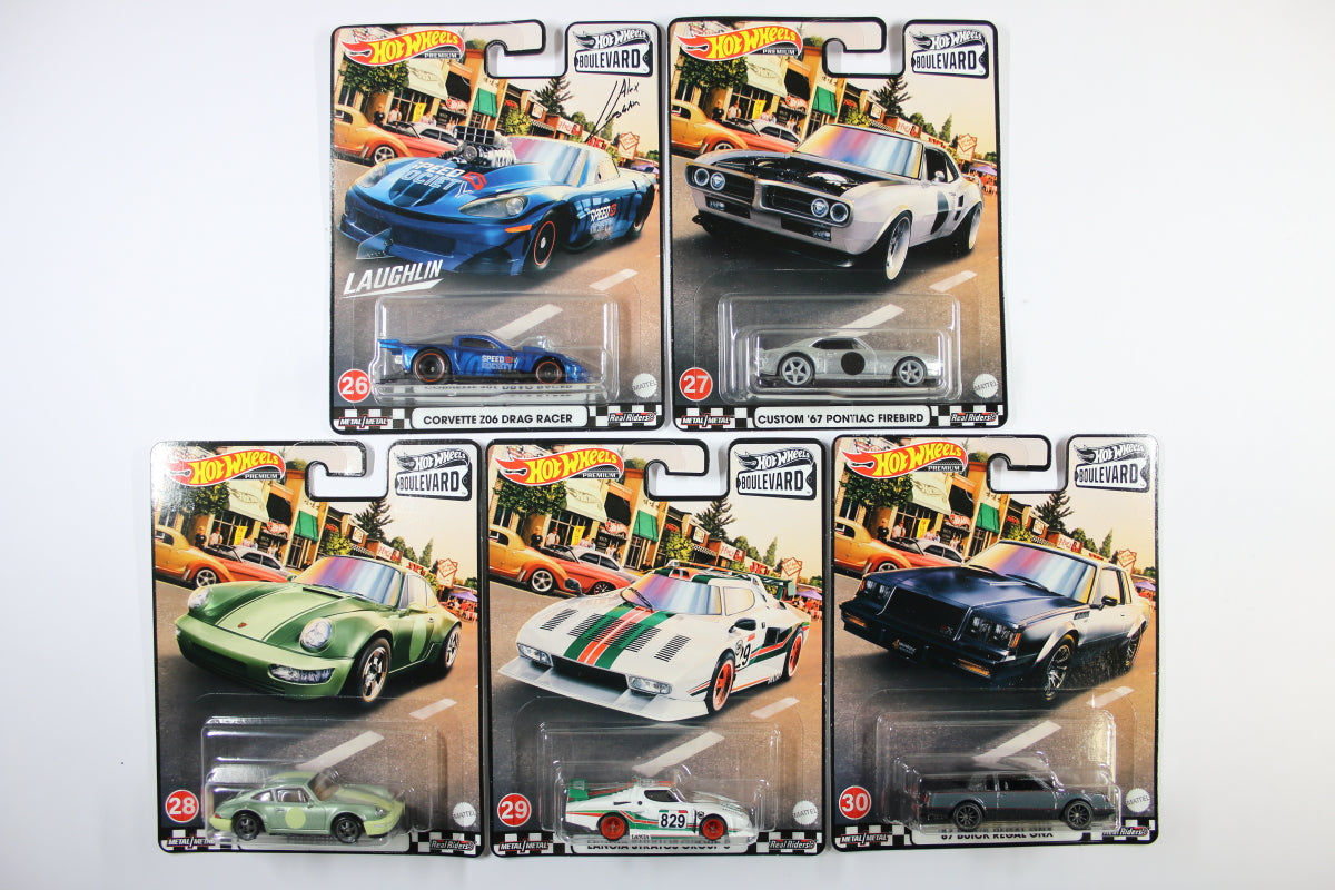 Hot Wheels Boulevard 2021 / #026/27/28/29/30 - Boulevard 2021 Mix B