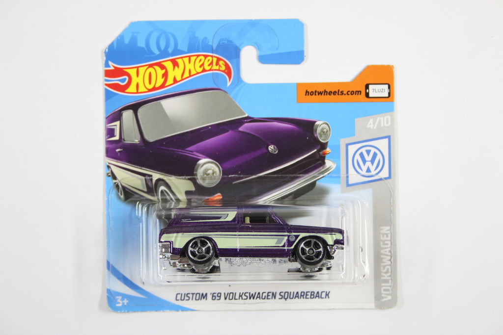Hot Wheels 1969 VW Squareback Zamac Edition - 1:64 Scale Die-Cast Car | 137/250 Series Collectible - View #5