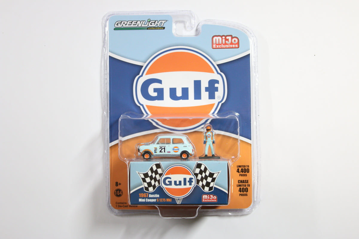 1967 Austin Mini Cooper S 1275 MkI with Racing Driver (Gulf Oil)
