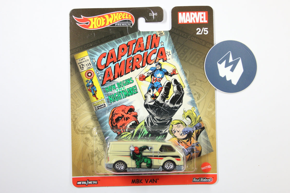 Hot Wheels Pop Culture 2021 Mix 3 Marvel / MBK Van - Red Skull