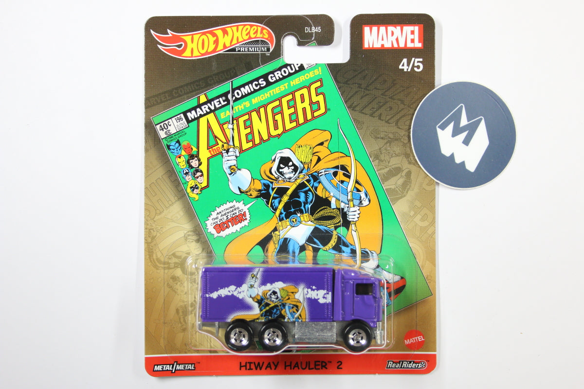 Hot Wheels Pop Culture 2021 Mix 3 Marvel / Hiway Hauler 2 - Taskmaster