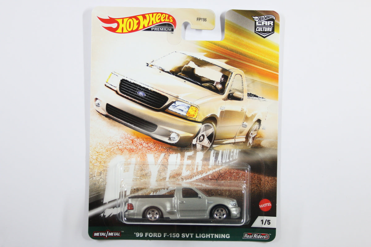 Hot Wheels Car Culture 2021 Mix 6 Hyper Haulers / #1 - '99 Ford F-150 SVT Lightning
