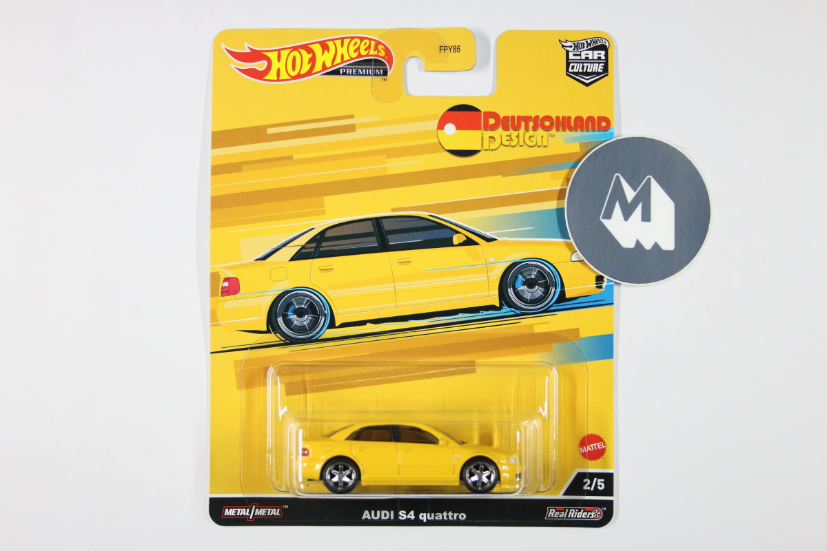 Hot Wheels Car Culture 2022 Mix 2 Deutschland Design 2 / #2 - Audi S4 Quattro