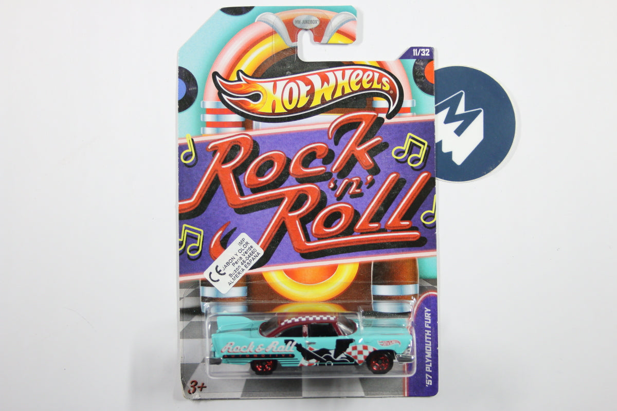 11/32 - '57 Plymouth Fury (Rock 'n' Roll) / Hot Wheels Jukebox Series (2013)