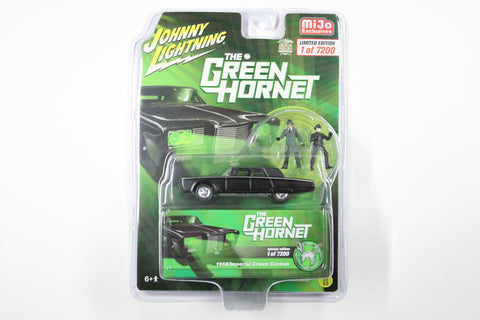 1966 Imperial Crown Custom / The Green Hornet Black Beauty with Green Hornet & Kato Figures