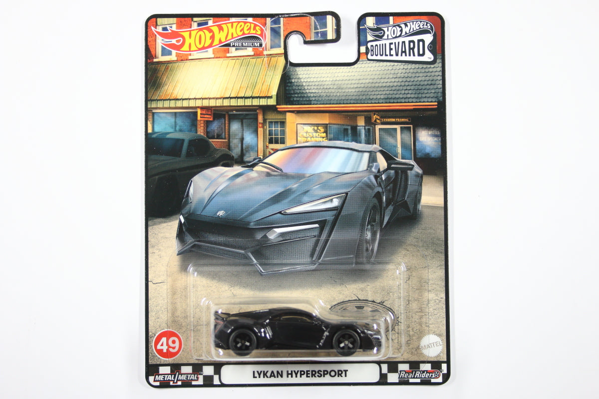 Hot Wheels Boulevard 2022 / #049 - Lykan HyperSport (Glossy Black)
