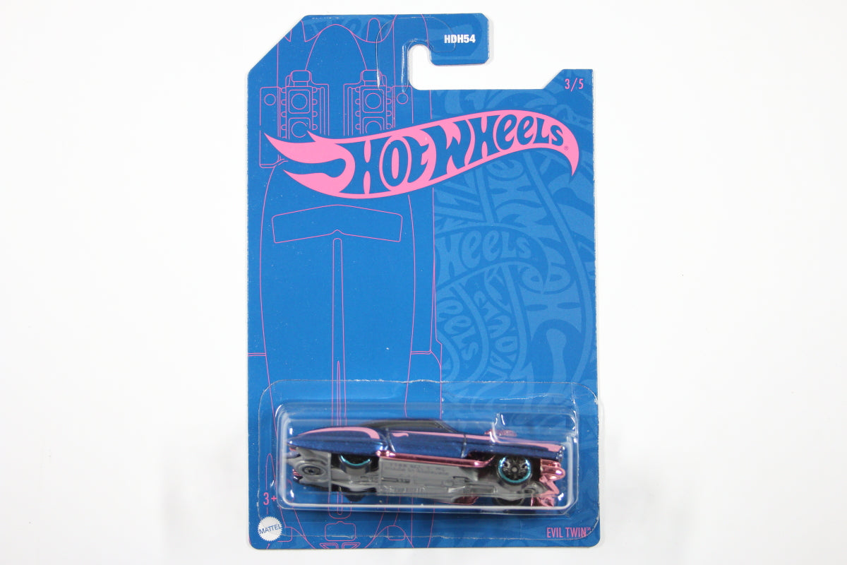 2022 Mix 1 - Set of 5 Hot Wheels Blue and Pink