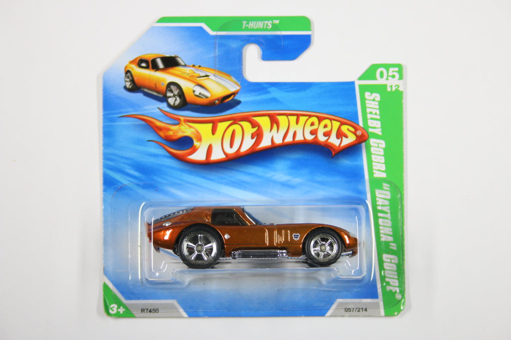 HOT WHEELS SHELBY COBRA deals DAYTONA COUPE 057/214 SUPER TREASURE HUNT SHORT CARD NEW