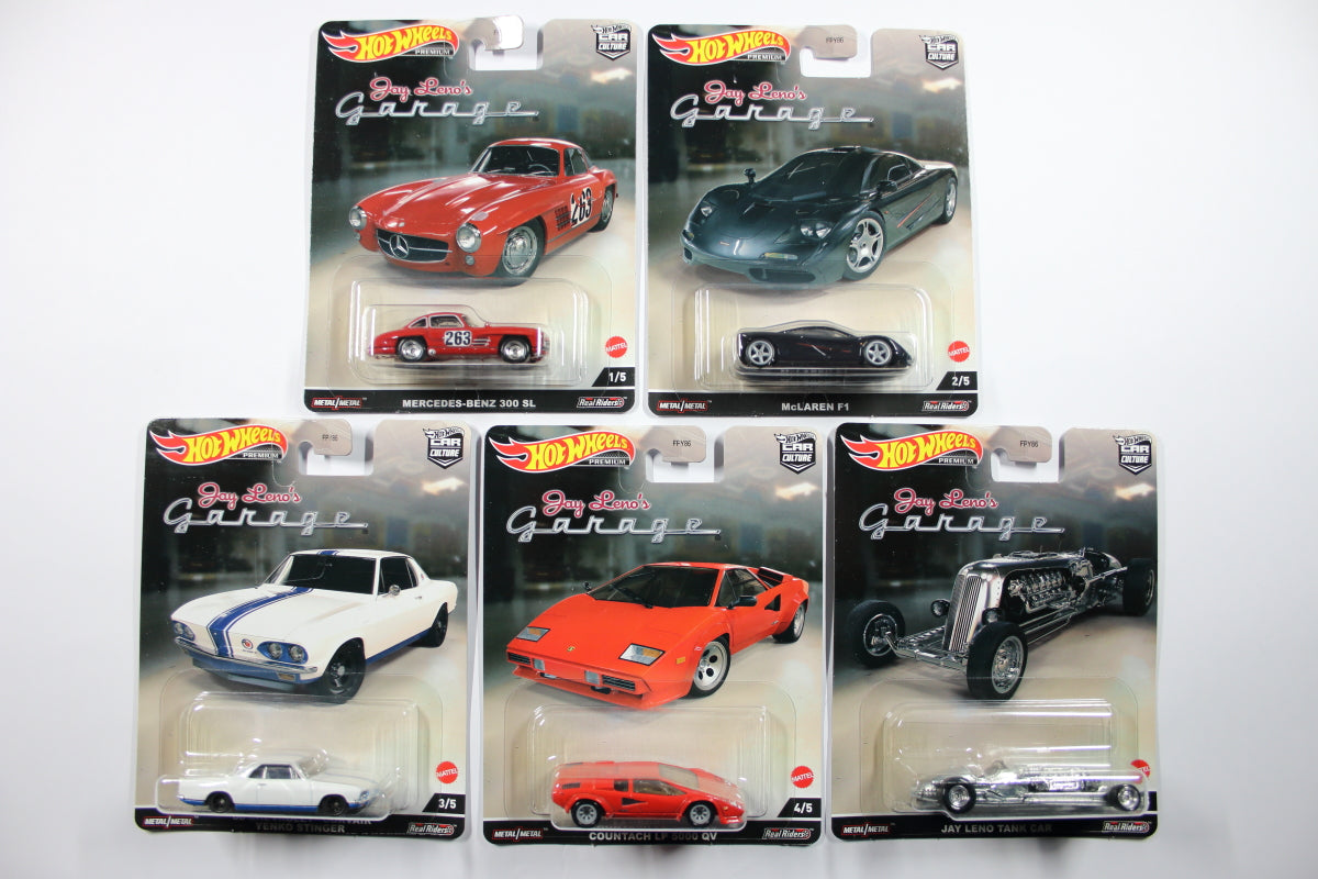 Hot Wheels Car Culture 2022 Mix 5 Jay Leno's Garage / Full sets & cases