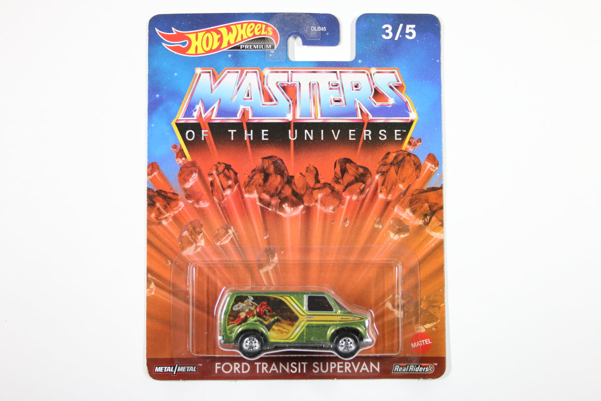 Hot Wheels Pop Culture 2022 Mix 4 Mattel Brands / Ford Transit Supervan - Masters of the Universe