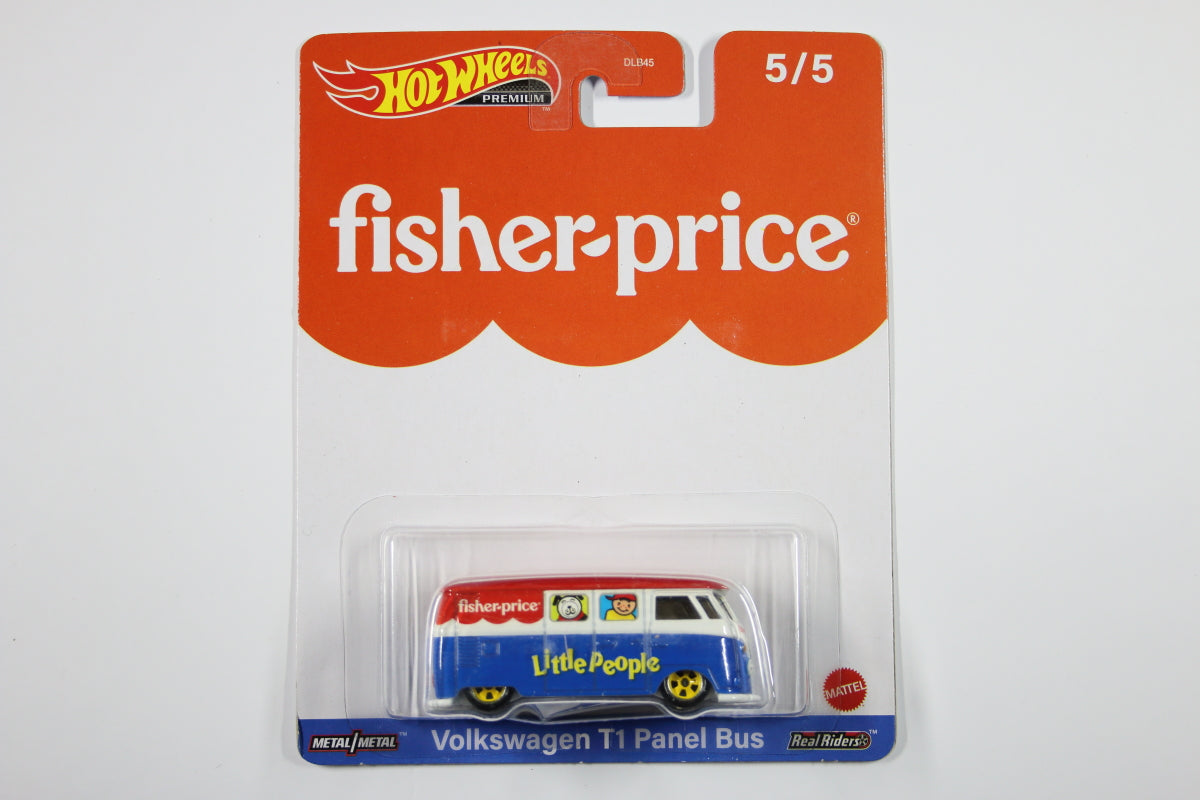 Hot Wheels Pop Culture 2022 Mix 4 Mattel Brands / Volkswagen T1 Panel Bus - Fisher-Price