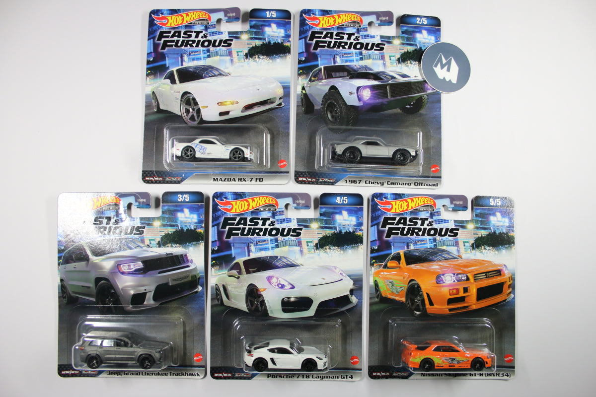 Hot Wheels Fast & Furious Premium 2023 Mix 1 / Full sets