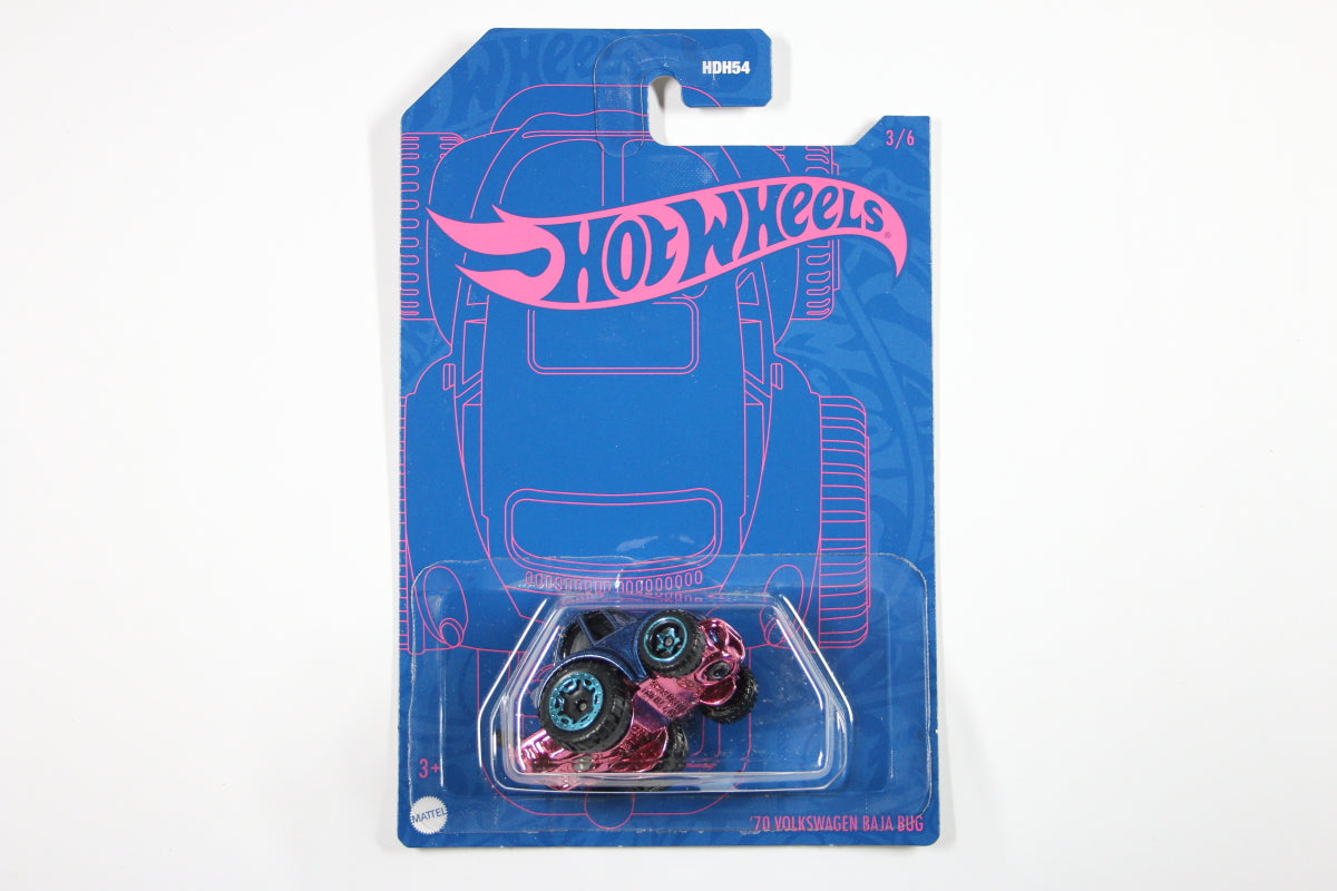 2022 Mix 2 - Set of 5 Hot Wheels Blue and Pink