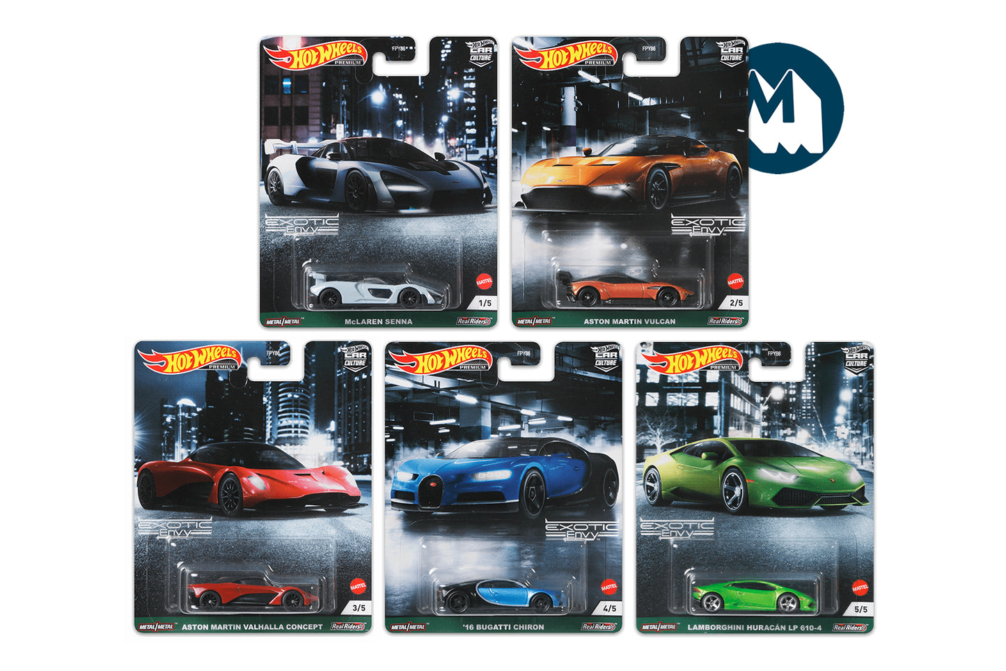 Hot Wheels Car Culture 2021 Mix 4 Exotic Envy / Full sets & cases