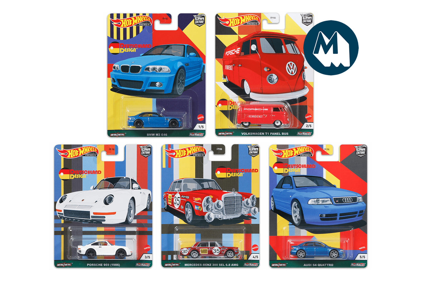 Hot Wheels Car Culture 2021 Mix 3 Deutschland Design / Full sets & cases