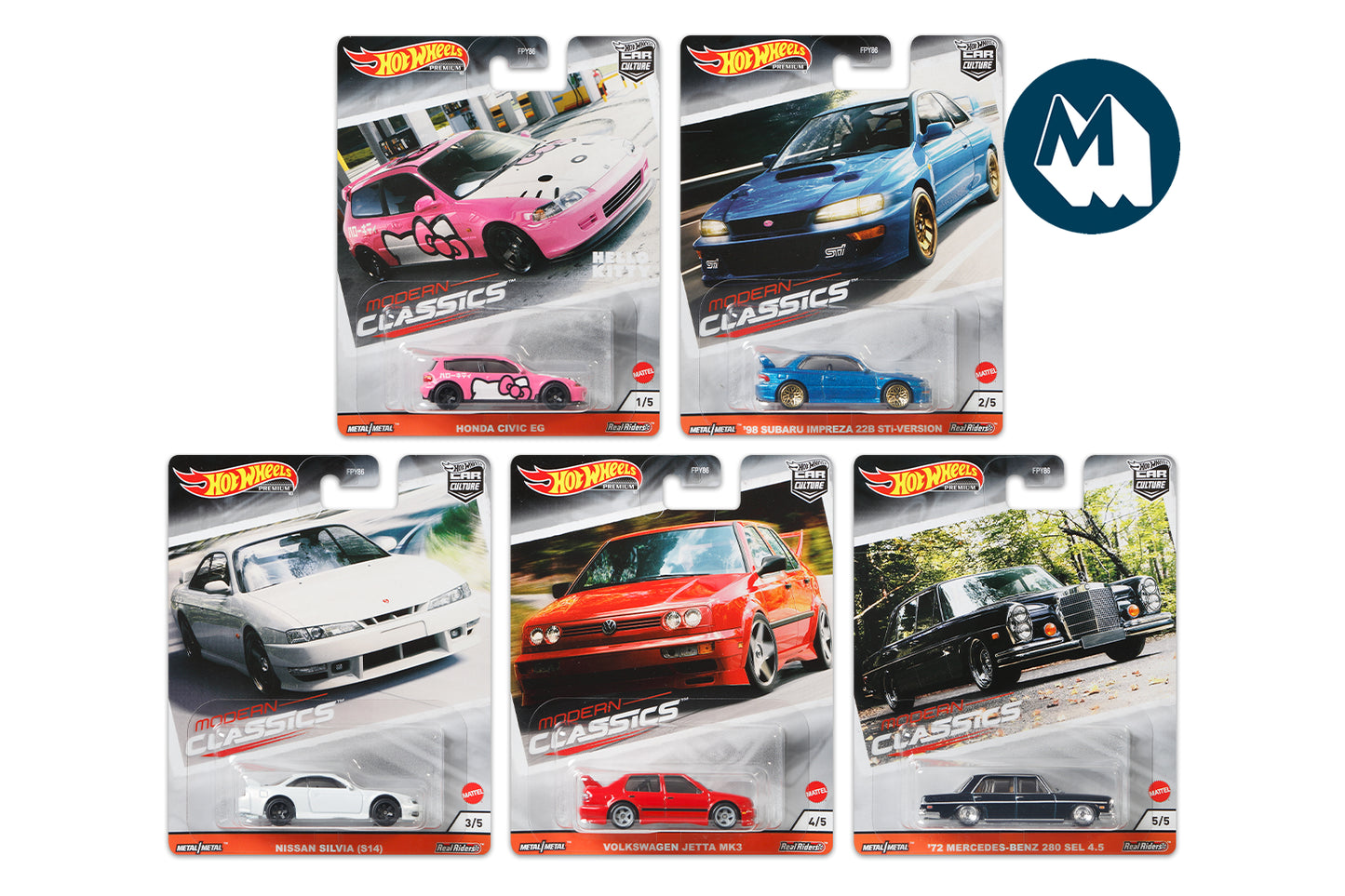 Hot Wheels Car Culture 2020 Mix 5 Modern Classics 2 / Full sets & cases