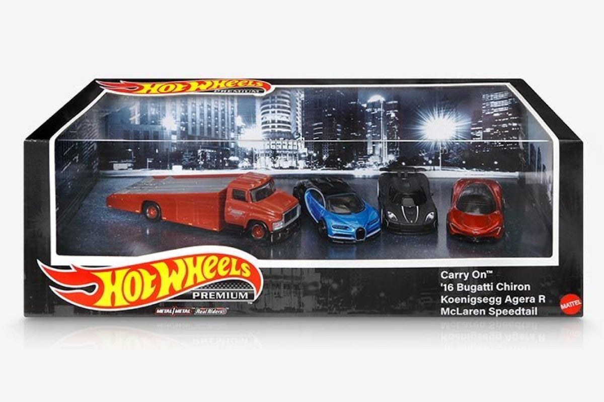Hot Wheels Model Set Of Four Hot Wheels Premium Collector Set