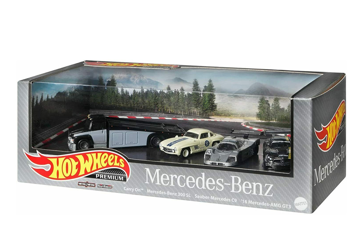 Hot Wheels Premium Collector Set - Mercedes-Benz