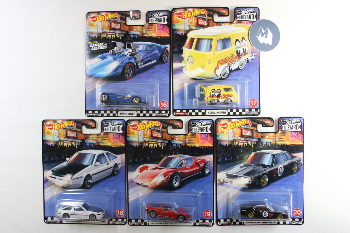 Hot Wheels Boulevard 2020 / #016/17/18/19/20 - Boulevard 2020 Mix D