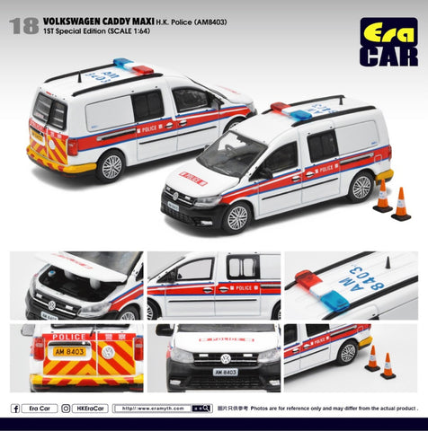 Volkswagen Caddy Maxi - Hong Kong Police (AM8403) 1st Special Edition