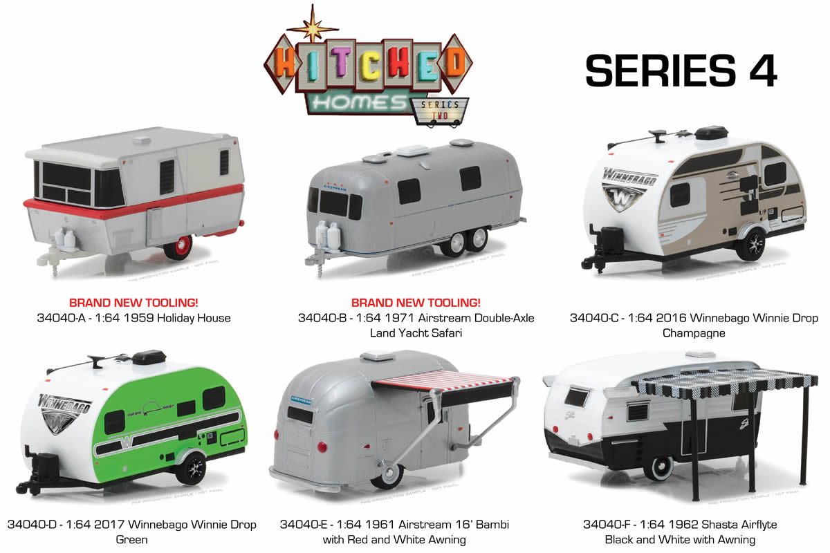 Shasta Airflyte - Black and White with Awning