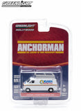 Anchorman Channel 4 News Van with: Antenna Array, New Wheels, Step Ladder