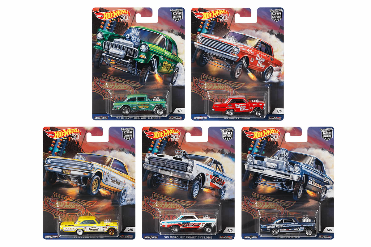 Hot Wheels Car Culture 2018 Mix 6 Dragstrip Demons / Full sets & cases