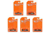 Hot Wheels Orange and Blue Series - Set of 5
