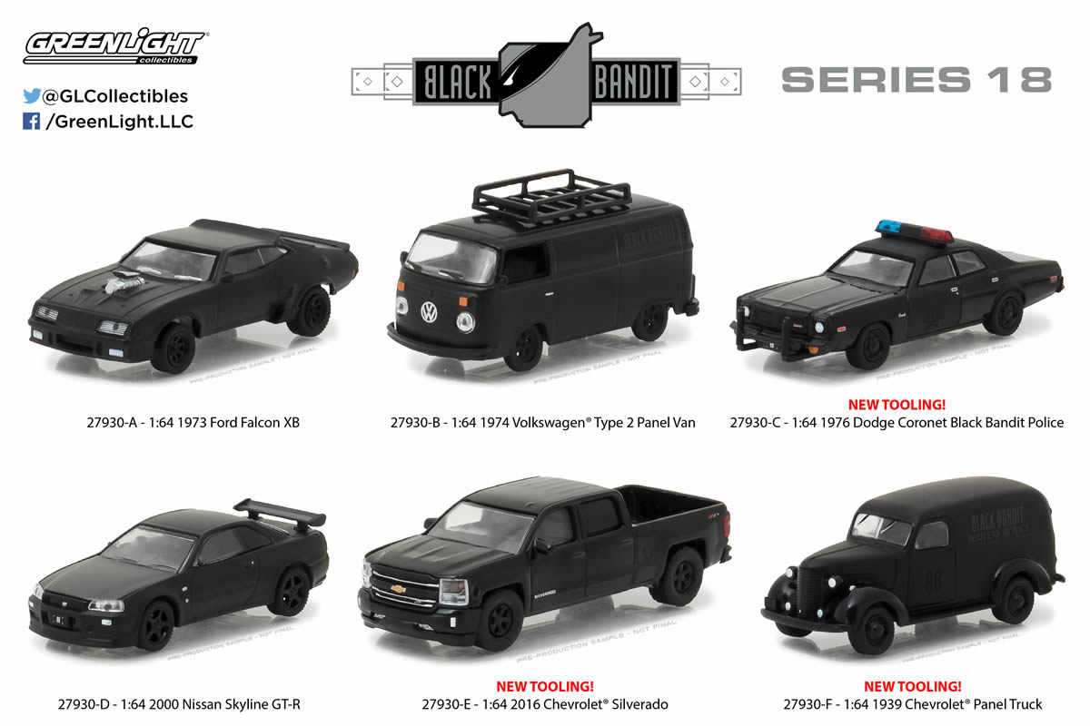 1973 Ford Falcon XB (Flat Black)