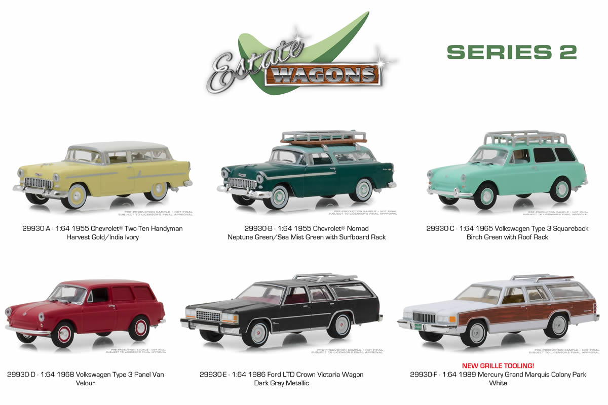 1955 Chevrolet Nomad (Neptune Green/Sea Mist Green with Surfboard Rack)