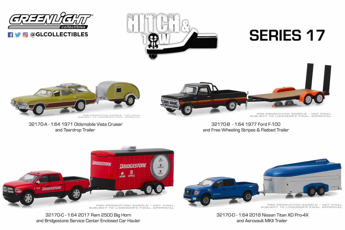 1977 Ford F-100 and Free Wheeling Stripes & Flatbed Trailer