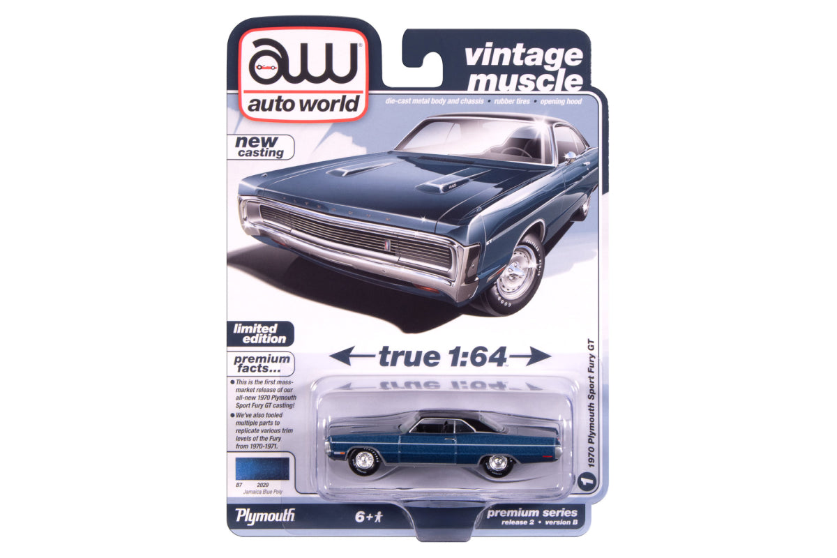1970 Plymouth Sport Fury GT (Jamaica Blue Poly)