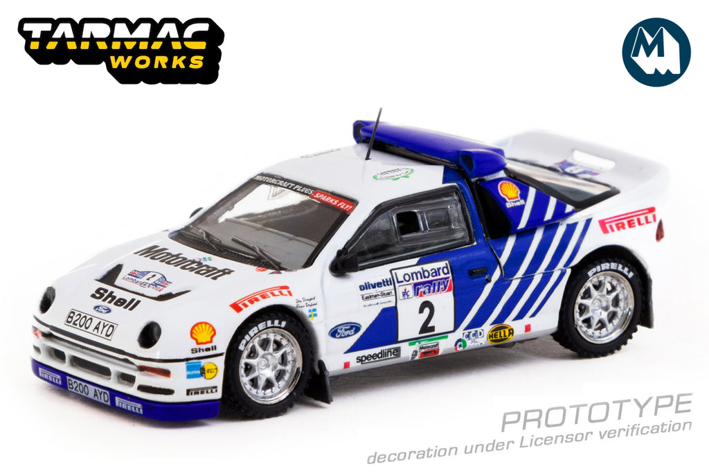 DECALS 1/24 FORD RS 200 - BLOMQVIST RAC / PORTUGAL / SUEDE 1986 DECALS 1/24 FORD RS 200 - BLOMQVIST RAC / PORTUGAL / SUEDE 1986