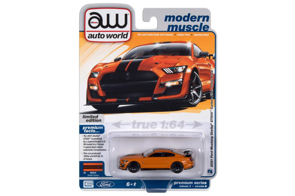 2021 Ford Mustang Shelby GT500 Carbon Edition Track (Twister Orange)