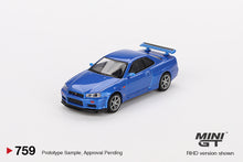 #759 - Nissan Skyline GT-R (R34) V-Spec (Bayside Blue)