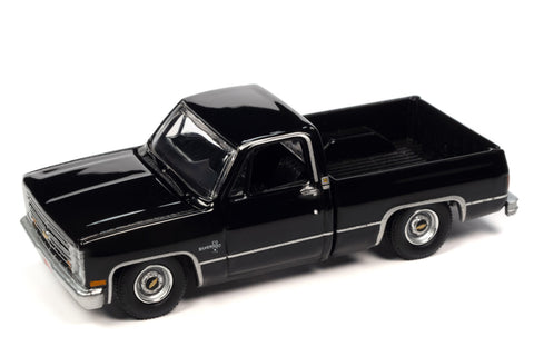 1985 Chevy Silverado Pickup Truck (Lowered Version) (Gloss Black)