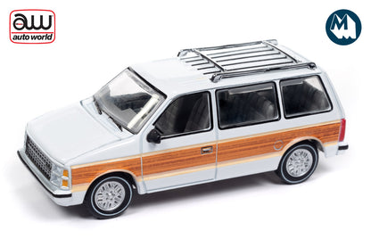 1985 Dodge Caravan (White with Woodgrain)