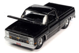 1985 Chevy Silverado Pickup Truck (Lowered Version) (Gloss Black)