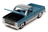 1985 Chevy Silverado Pickup Truck (Lowered Version) (Light Blue Poly)