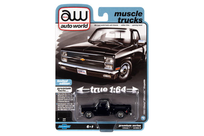 1983 Chevrolet Silverado Stepside - Lowered (Black)