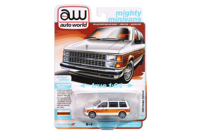 1985 Dodge Caravan (White with Woodgrain)