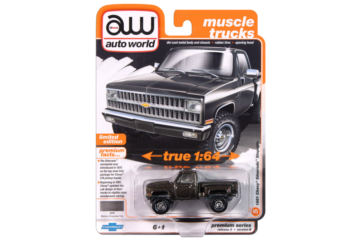 1981 Chevy Silverado Stepside (Medium Graystone Poly)