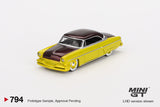 #794 - Lincoln Capri Hot Rod 1954 (Lime Yellow)