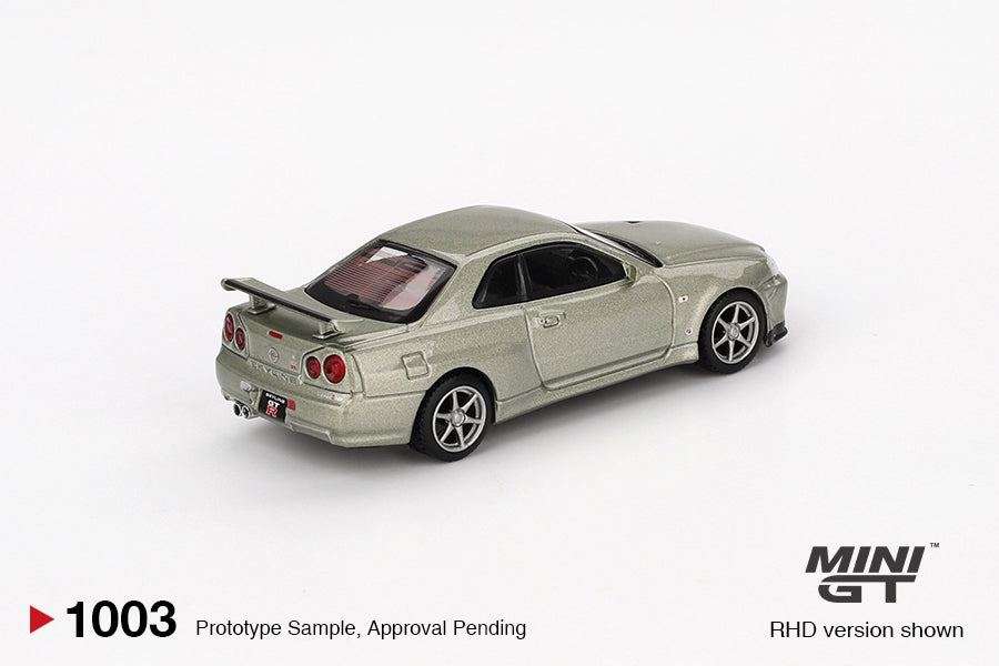 #1003 - Nissan Skyline GT-R (R34) V-Spec II Nür (Millenium Jade)