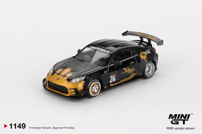 #1149 - Toyota GR86 LB★Nation (Black / Gold)