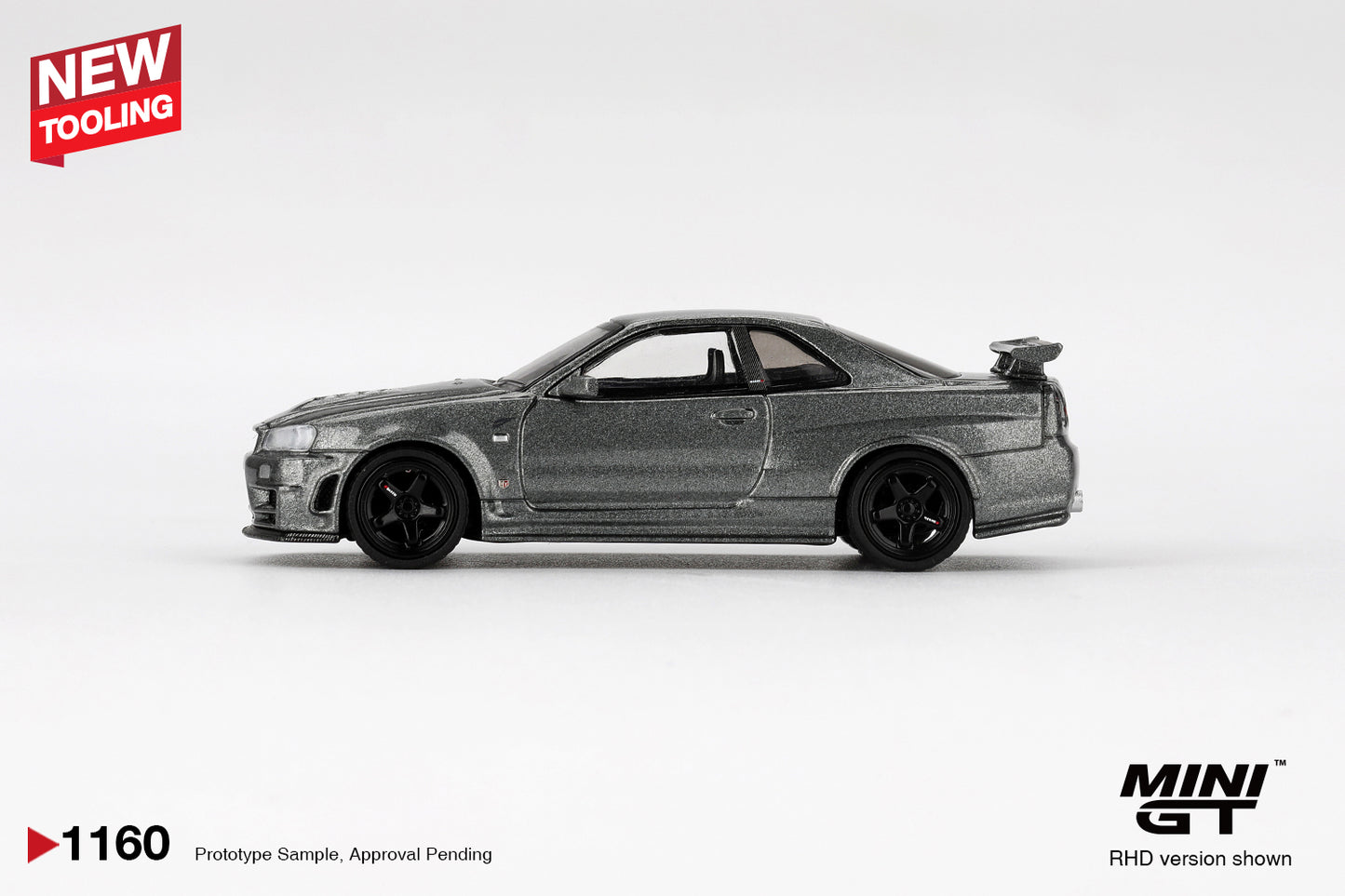 #1160 - Nissan Skyline GT-R, NISMO BNR34 CRS Version (Dark Metal Grey)
