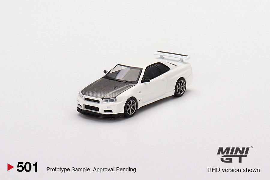 #501 - Nissan Skyline GT-R (R34) V-Spec II N1 (White)
