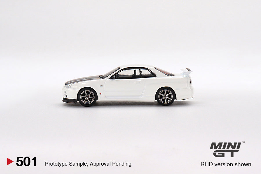 #501 - Nissan Skyline GT-R (R34) V-Spec II N1 (White)