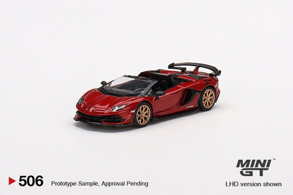 #506 - Lamborghini Aventador SVJ Roadster Rosso Efesto