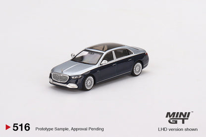 #516 - Mercedes-Maybach S680 (Cirrus Silver / Nautical Blue Metallic)